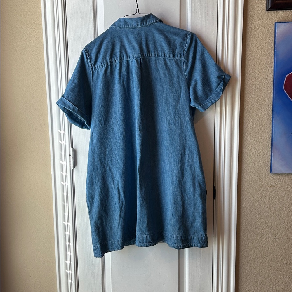 Old Navy Blue Denim Mini Dress - Picture 4 of 5